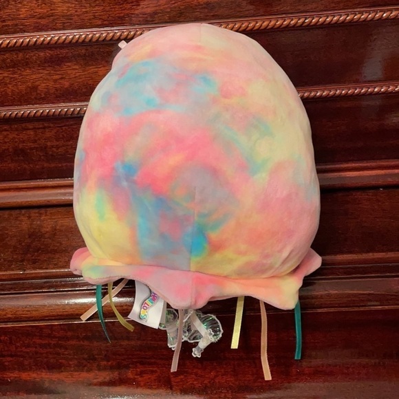 Jellyfish Squishmallow CUTE Plush Tie Dye Rainbow Squid Janet the Jelly Fish 8" - Picture 4 of 8